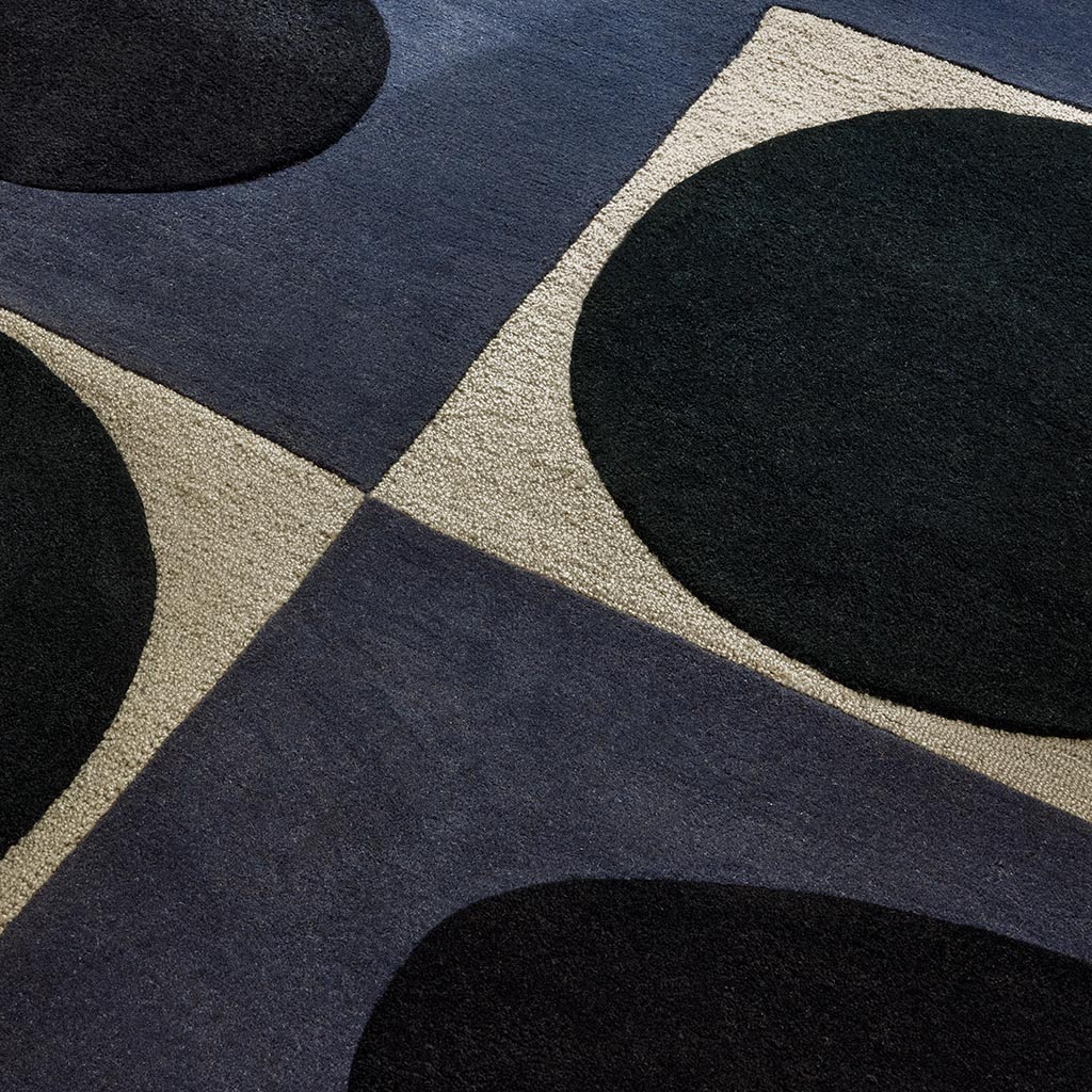 Geometric Blue / Navy Rug
