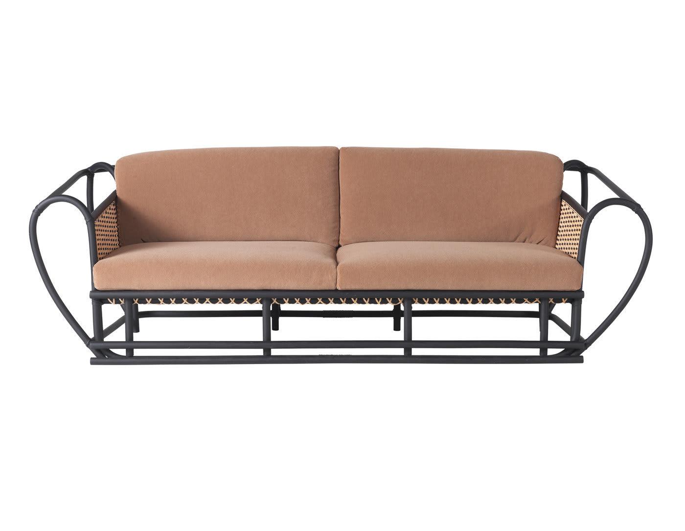 Green Channel Pink Italian Sofa