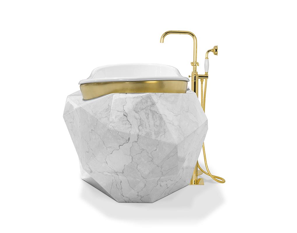 Gemstone Faux Marble Bathtub