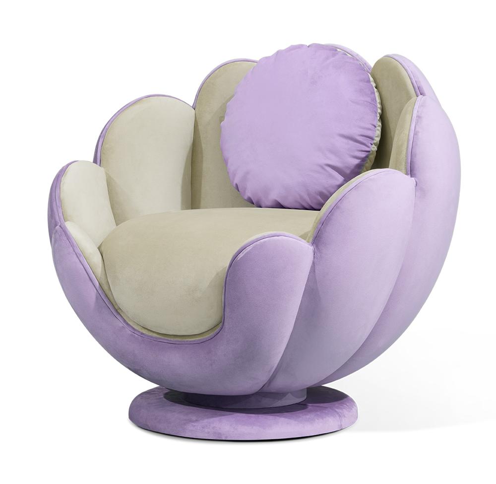 Lotus Serenity Plush Relaxation Chair