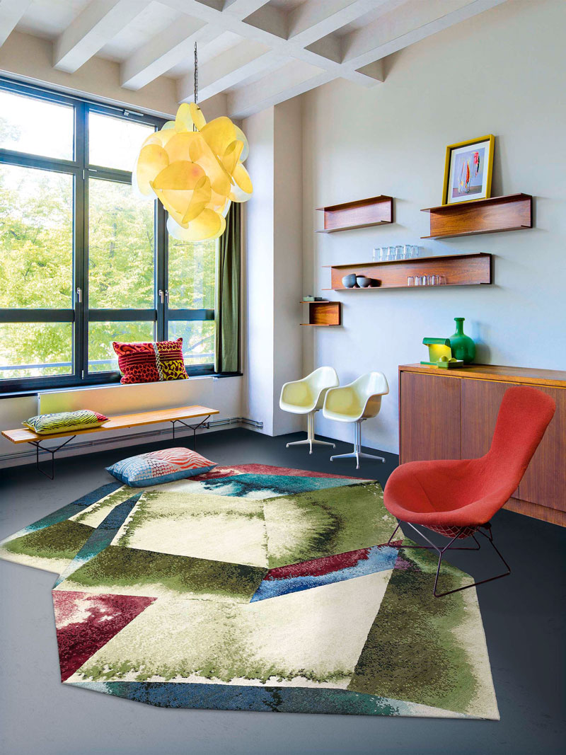 Galileo Hand-Knotted Wool / Silk Rug | Size: 274 × 365 cm