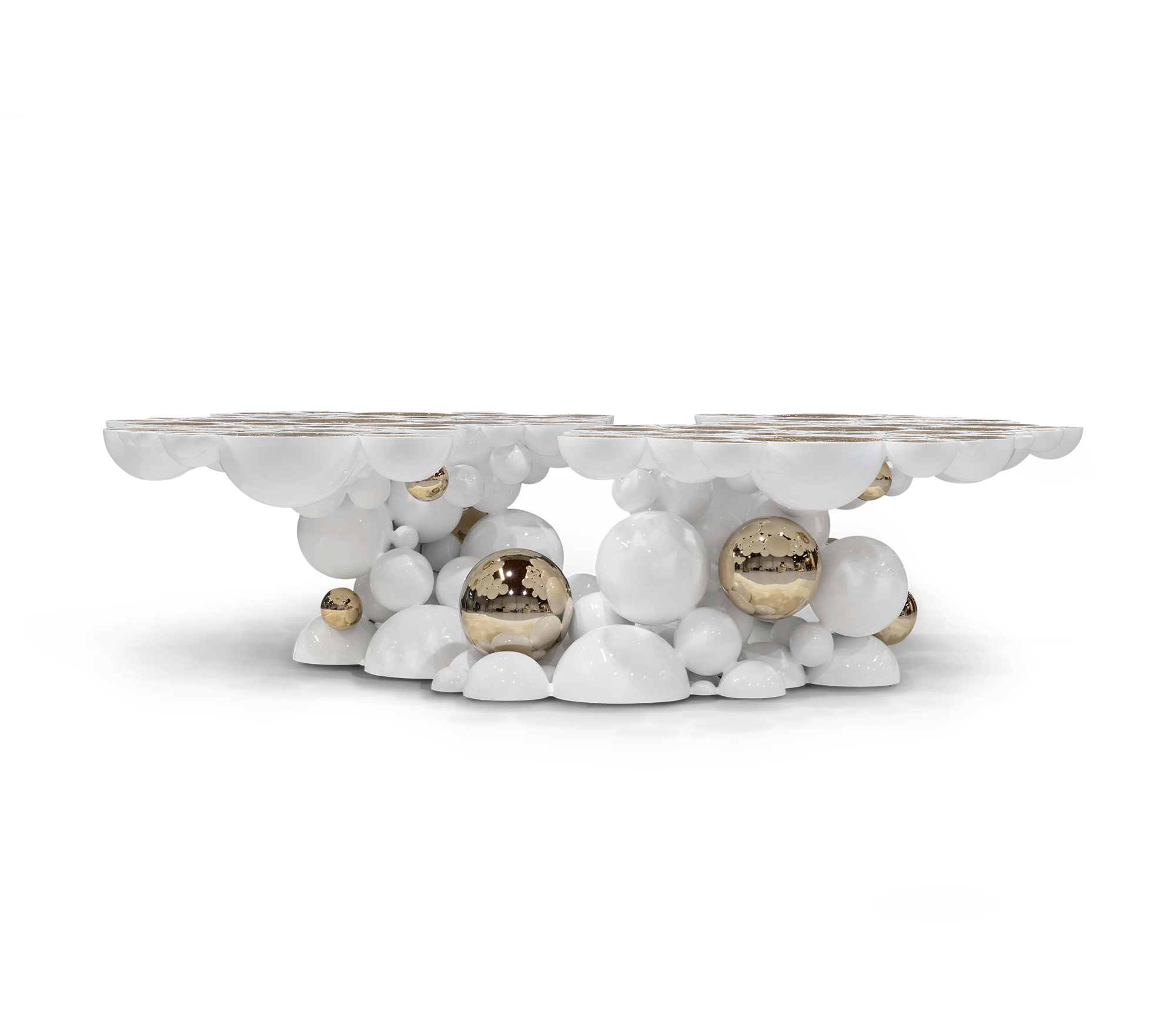 Orbit White Designer Coffee Table