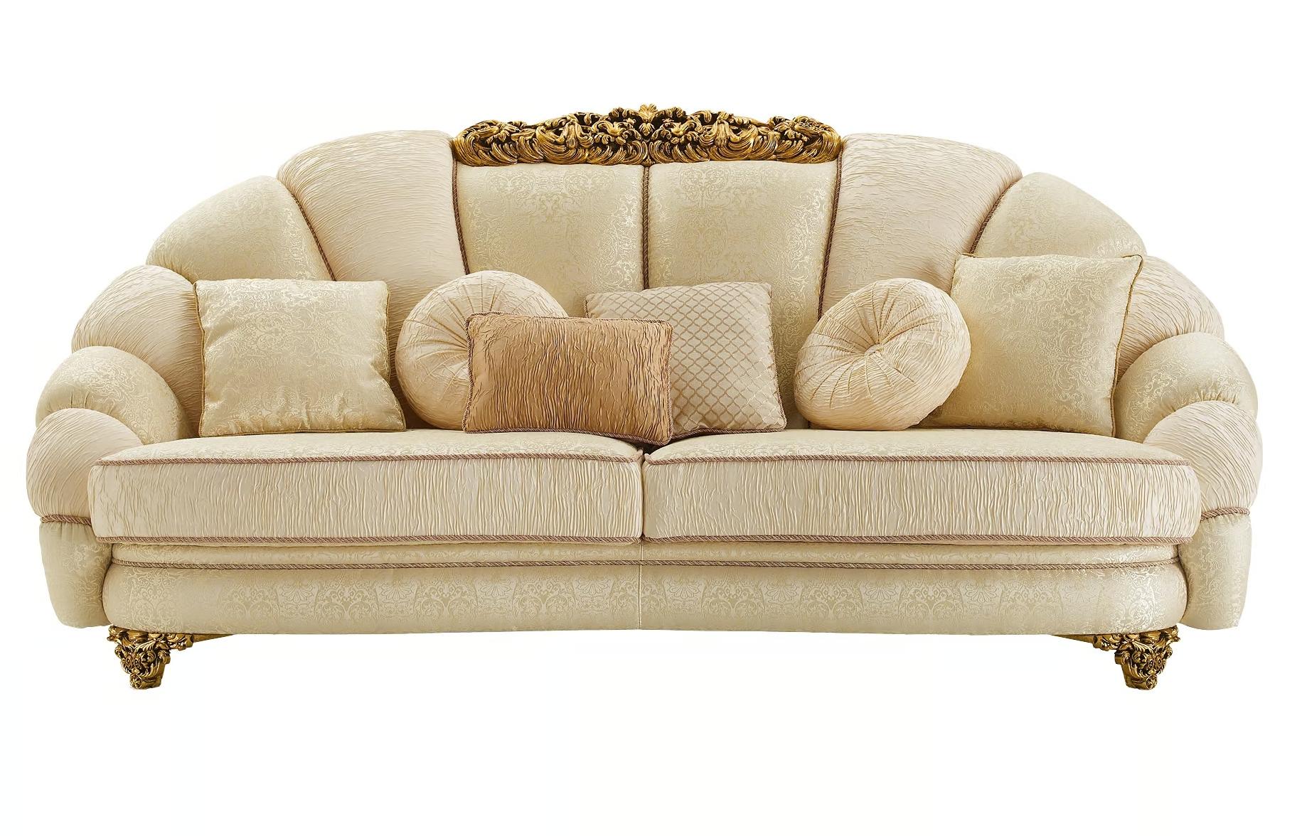 Royal Italian Upholstered Sofa | Configuration: 3-Seat