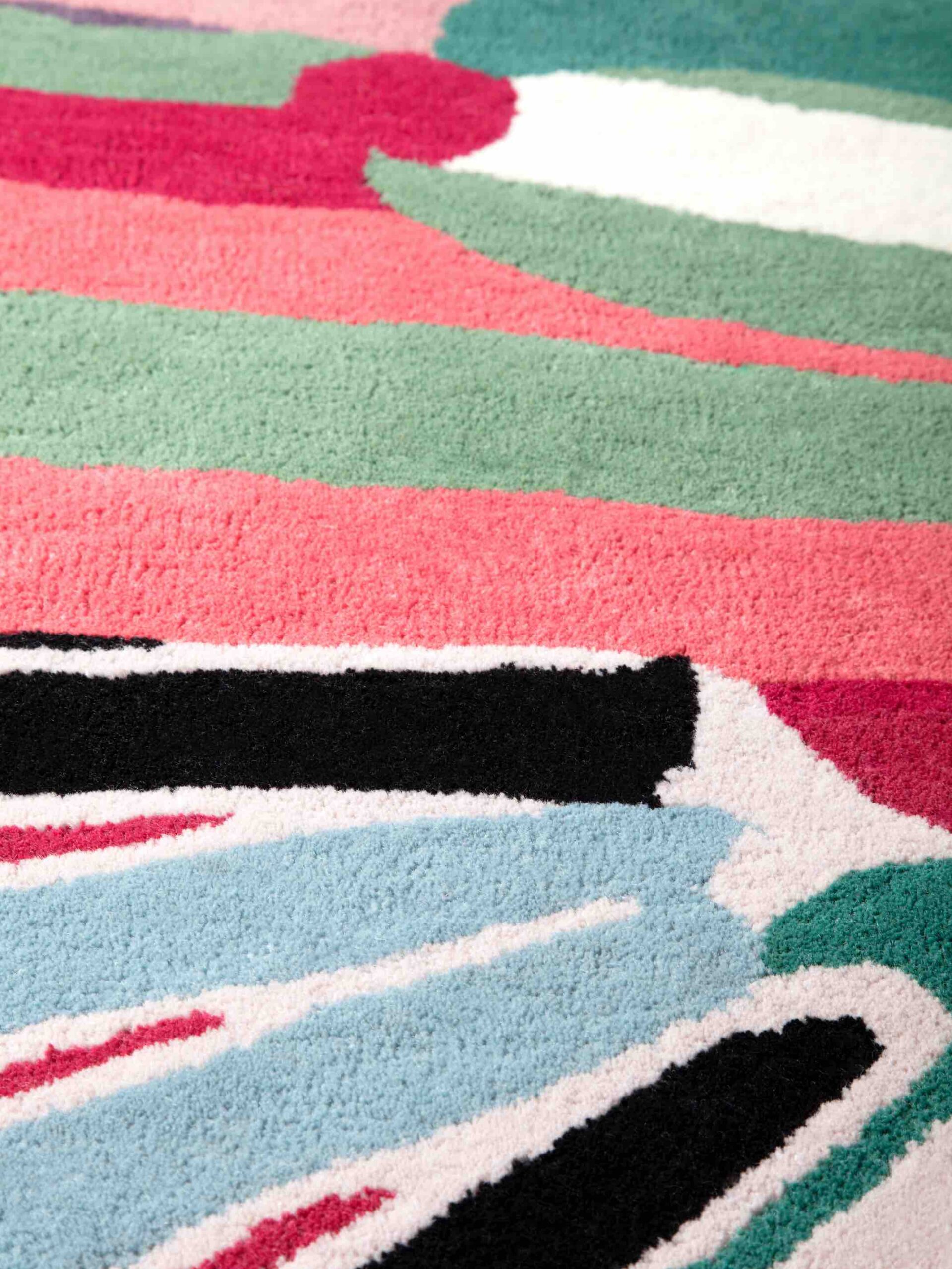 Tufty Designer Wool Rug