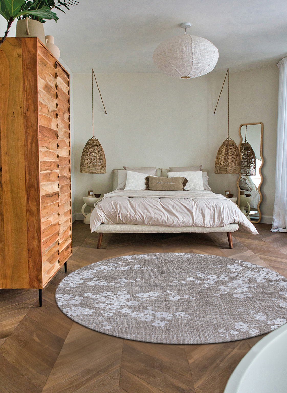 Morning Mist Round Rug | Size: Ø 140 cm