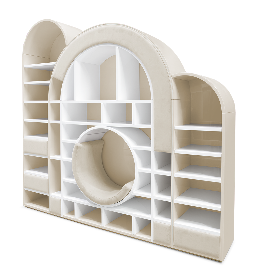 Bubble Gum Beige Bookcase