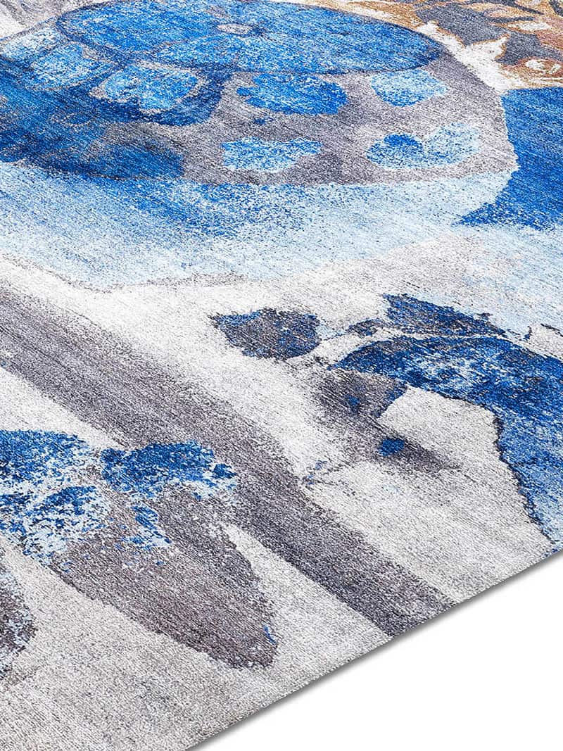 Blue Lemon Hand-Woven Exquisite Rug | Size: 140 x 210 cm