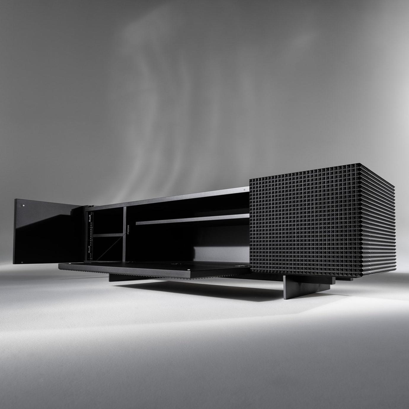 Italian Black TV Sideboard