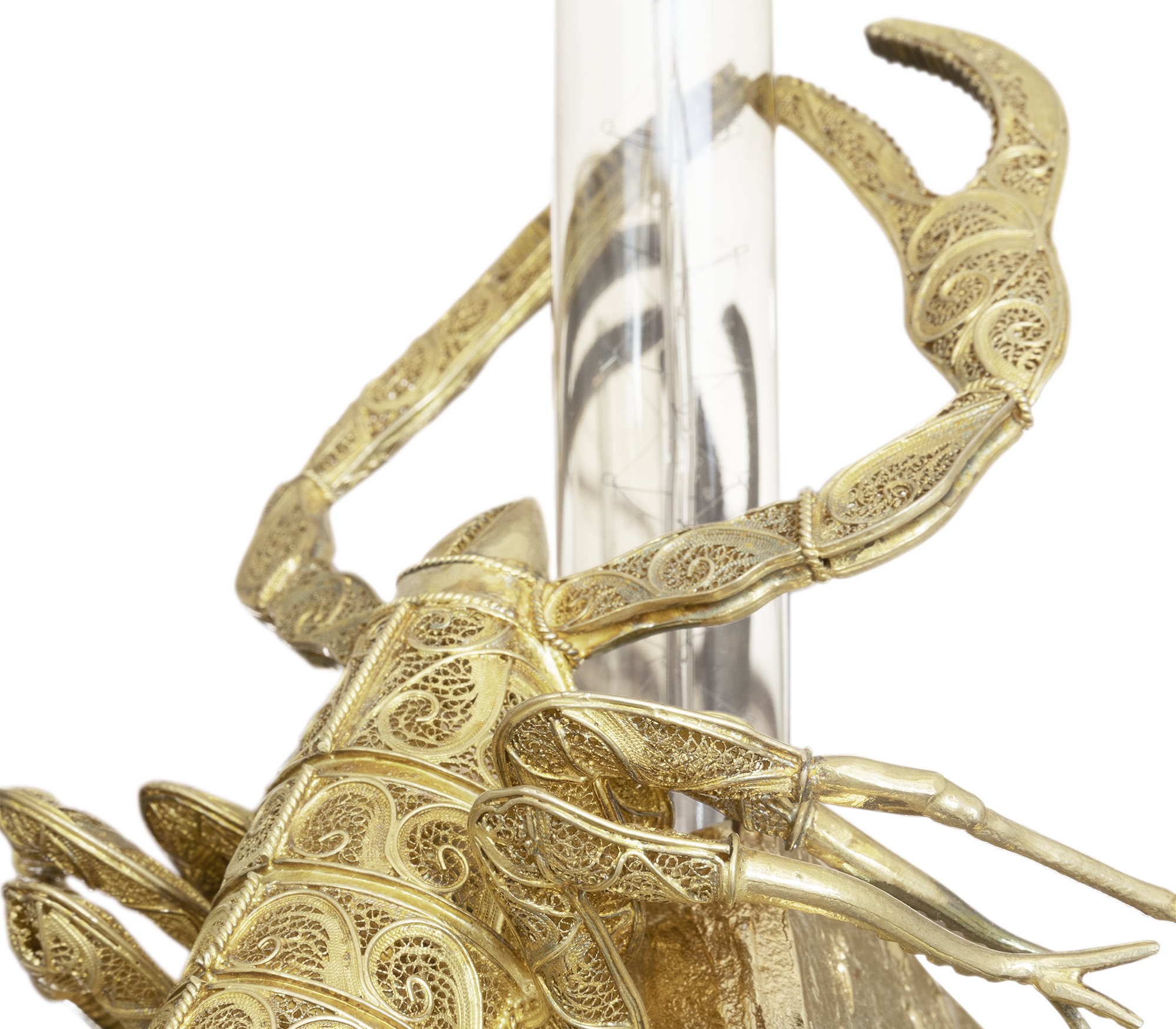 Aurora Filigree Scorpion Wall Lamp