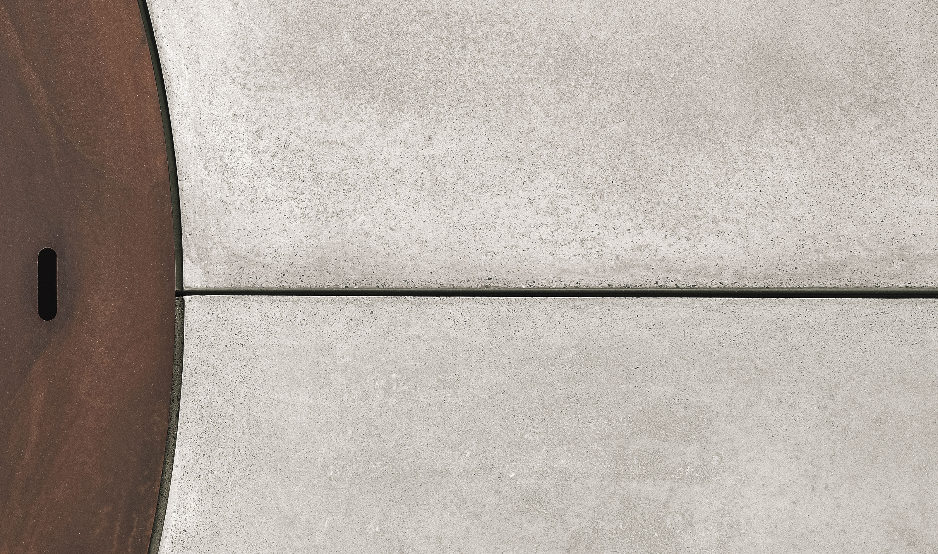 Concrete Grey Outdoor Fire Pit | Dimensions: Ø 150 cm