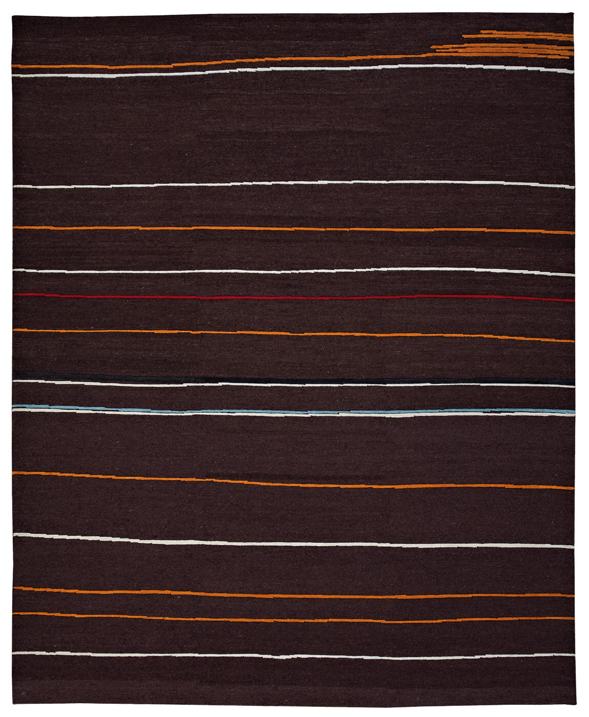 Rauschen Brown Luxury Rug ☞ Size: 200 x 300 cm