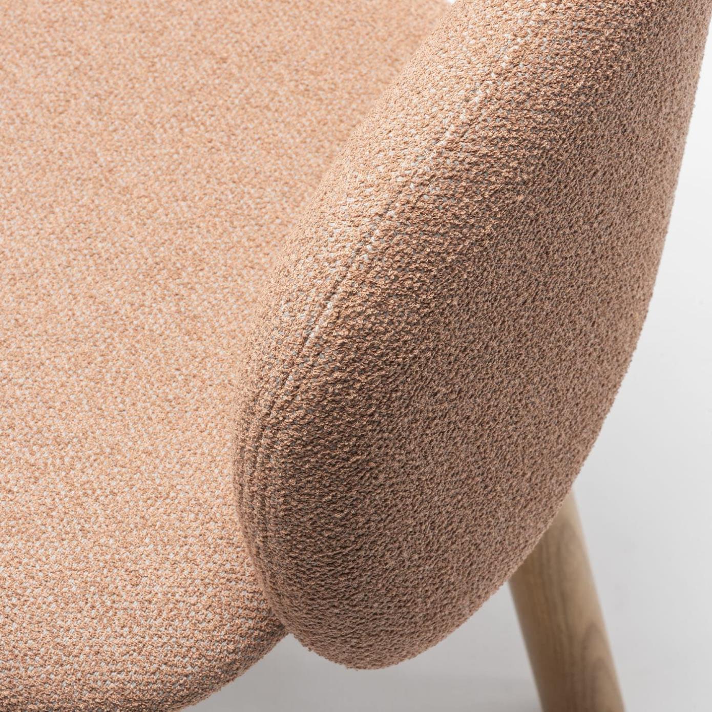 Terracotta Ash Wood Chair