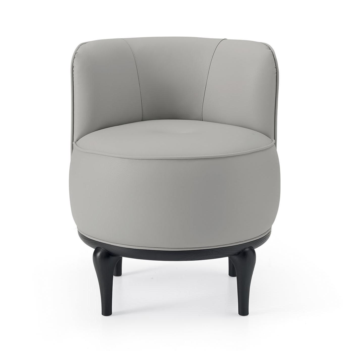 Luxury White Round Lounge Chair
