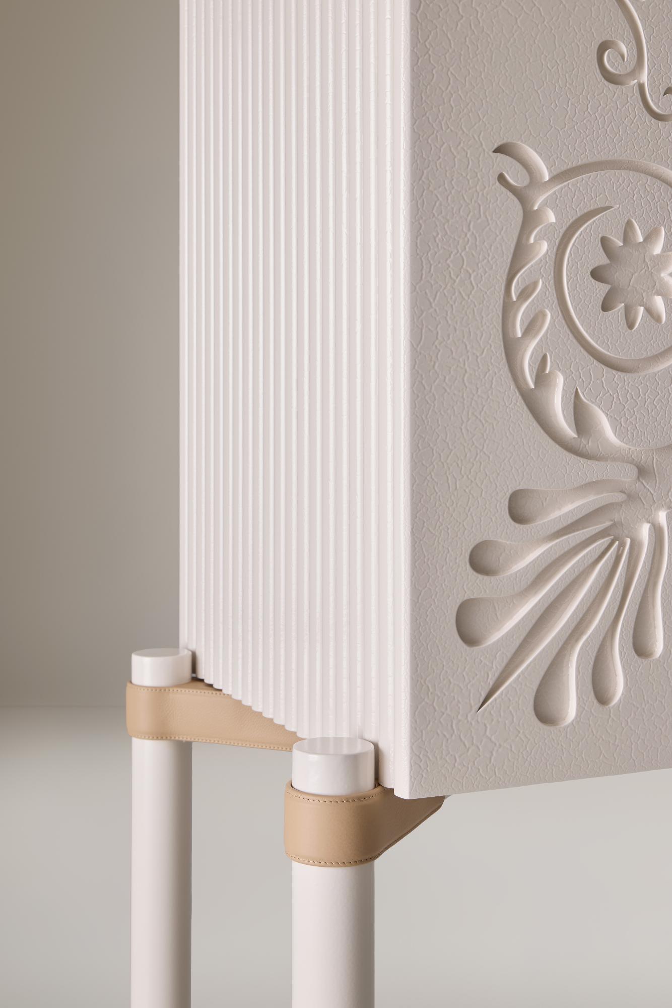 Alexandra White Bar Cabinet