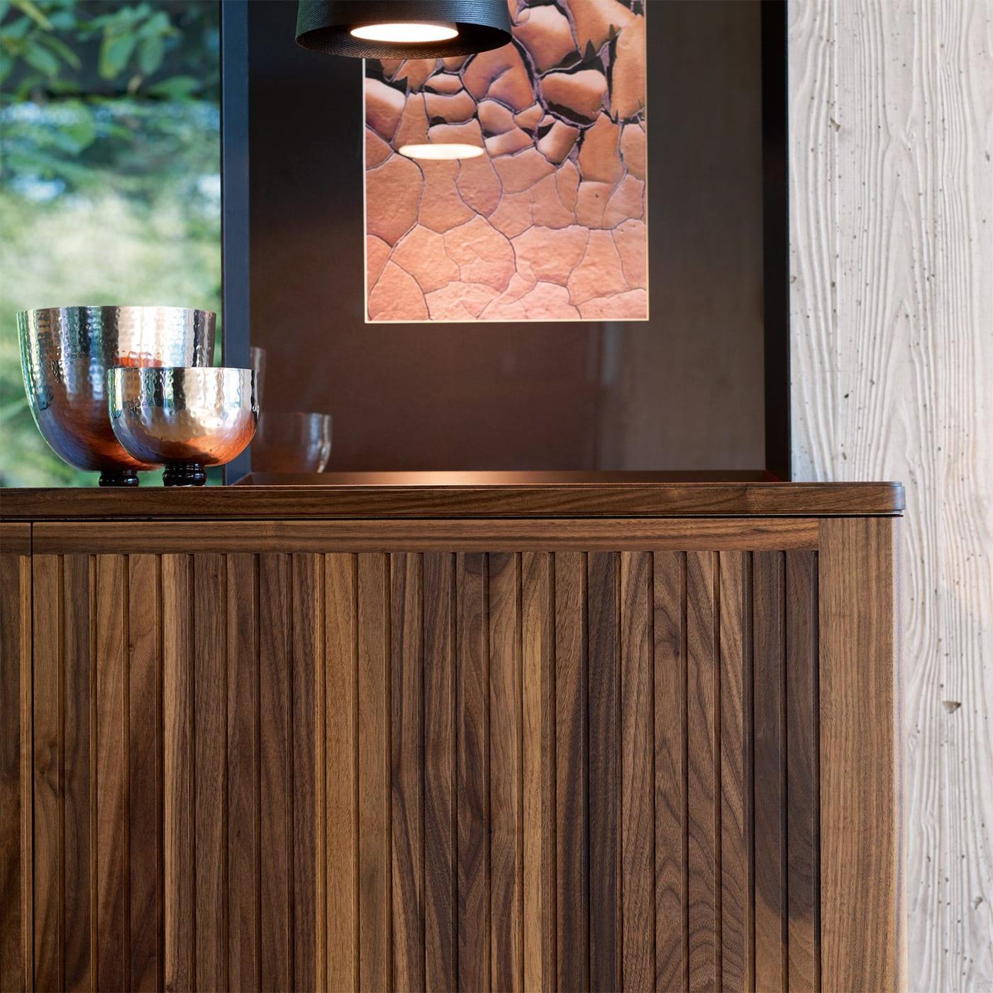 Eleva Brown Tall Sideboard