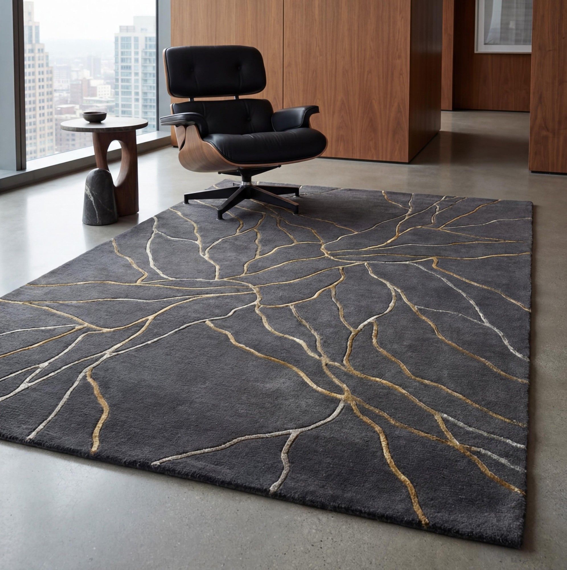 Midnight Filament Signature Rug