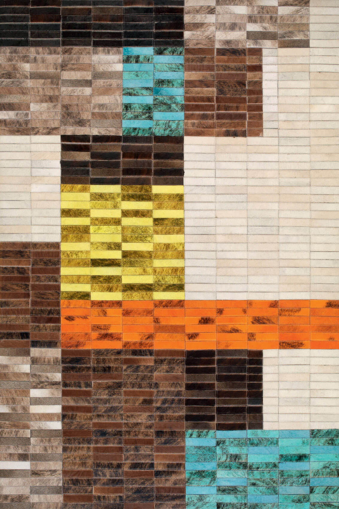 Courtland Cowhide Rug by Serge Lesage