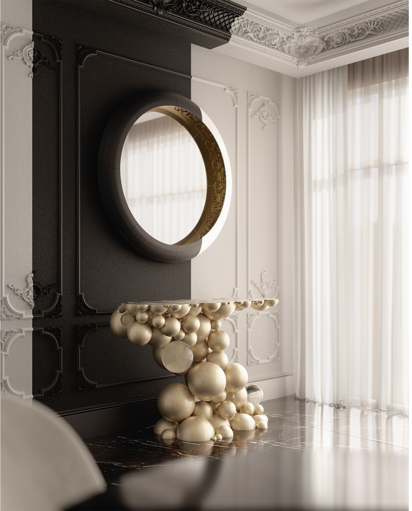 Orbit Gold Luxe Console