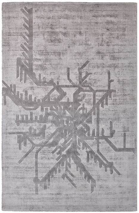Metro Designer Viscose Indian Hand-Woven Rug | Size: 200 × 300 cm