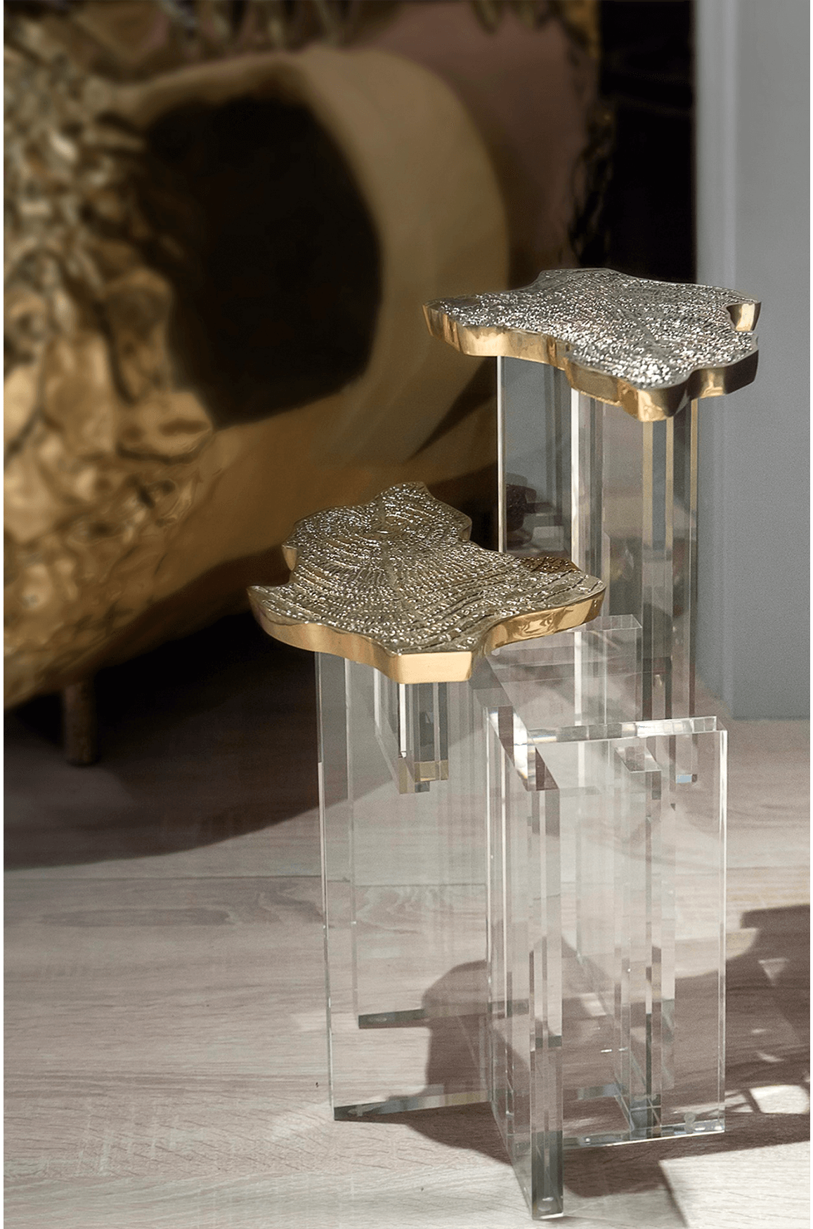 Orion Gold Designer Side Table