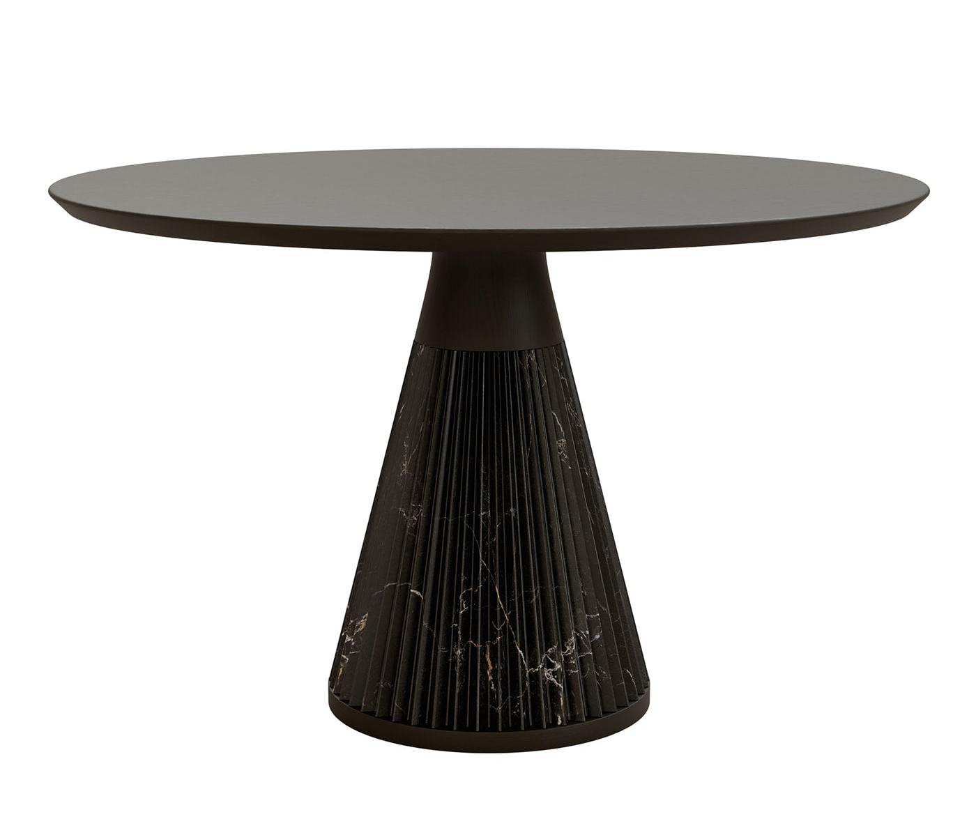 Marilyn Black Marble Handcrafted Dining Table