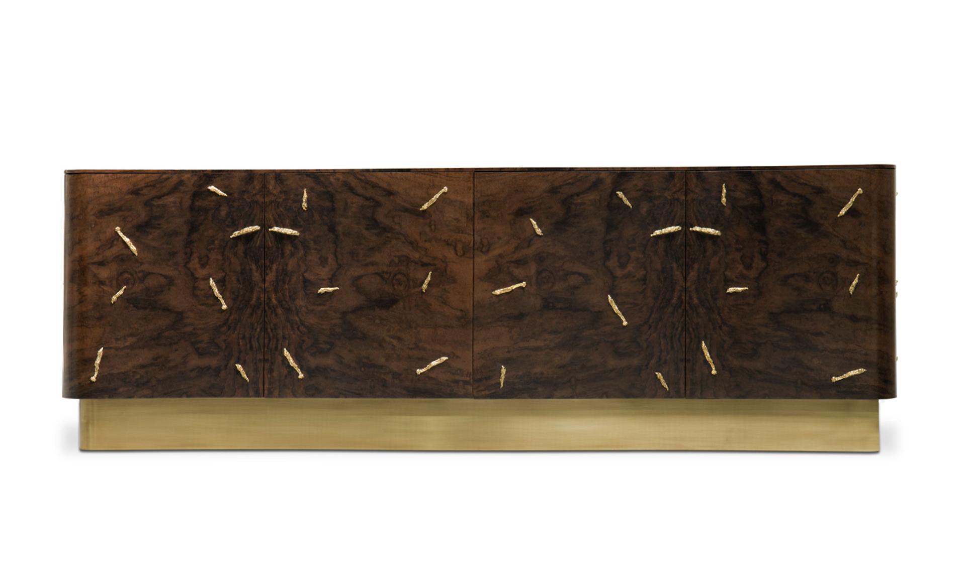 Designer Wood Crafted Sideboard