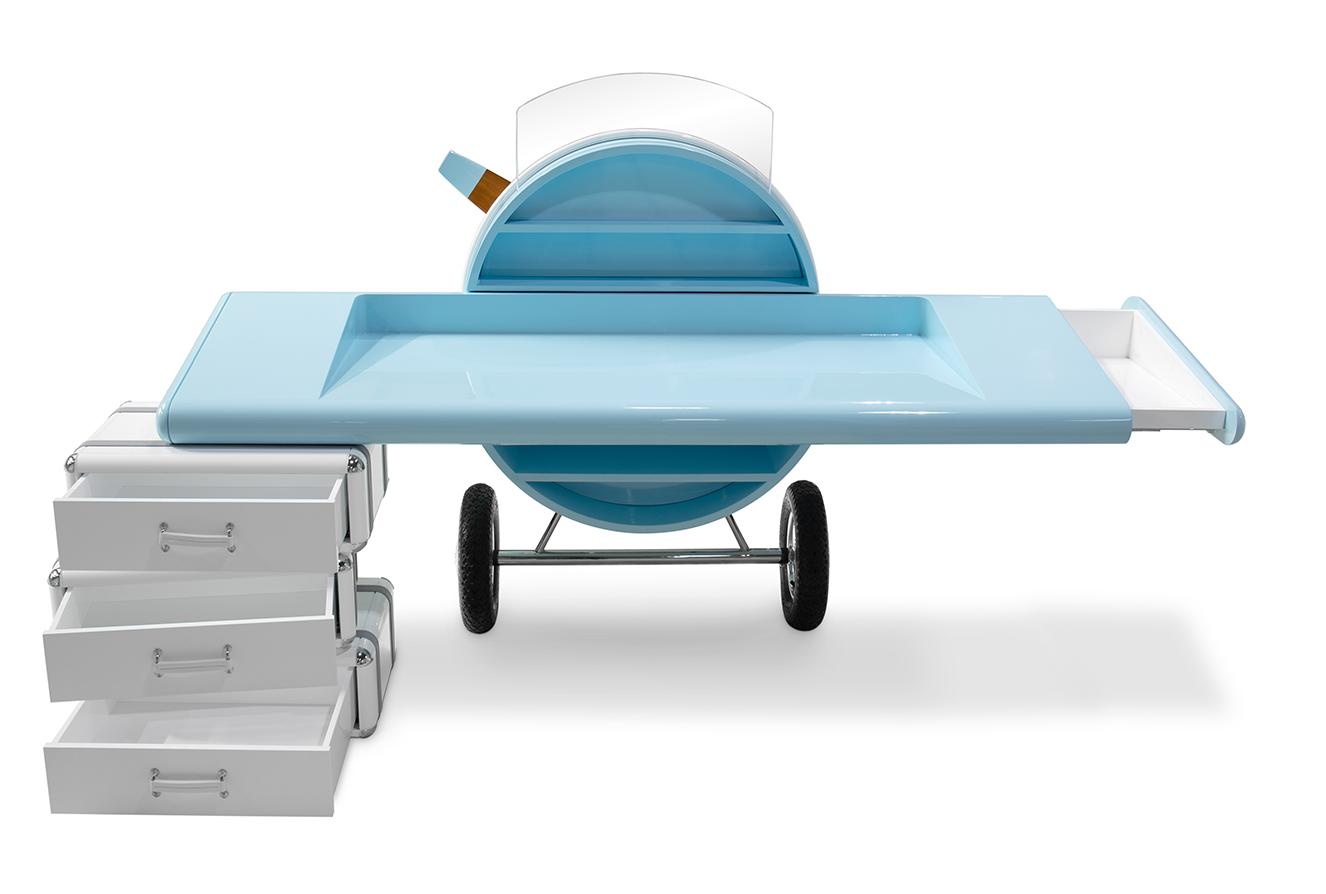 Skyline Blue Kids Study Desk