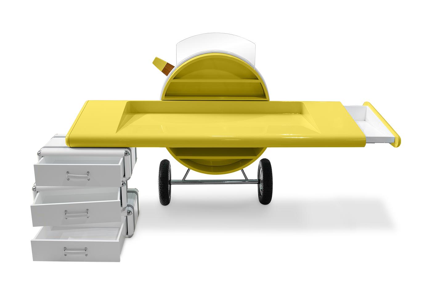 Skyline Yellow Kids Study Desk