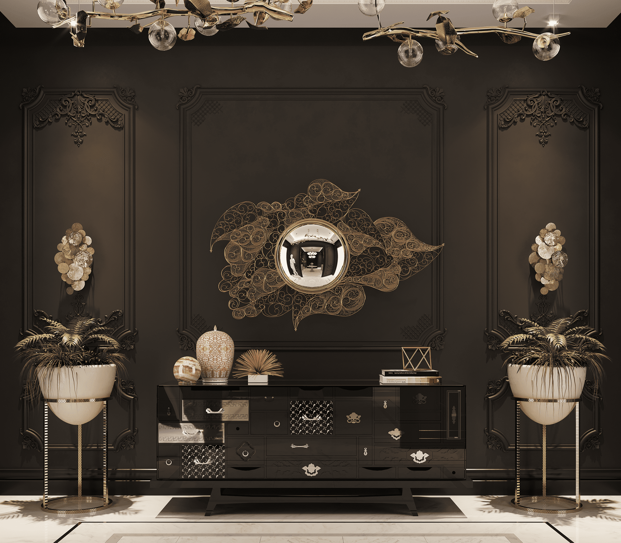 Miro Black Classic Sideboard