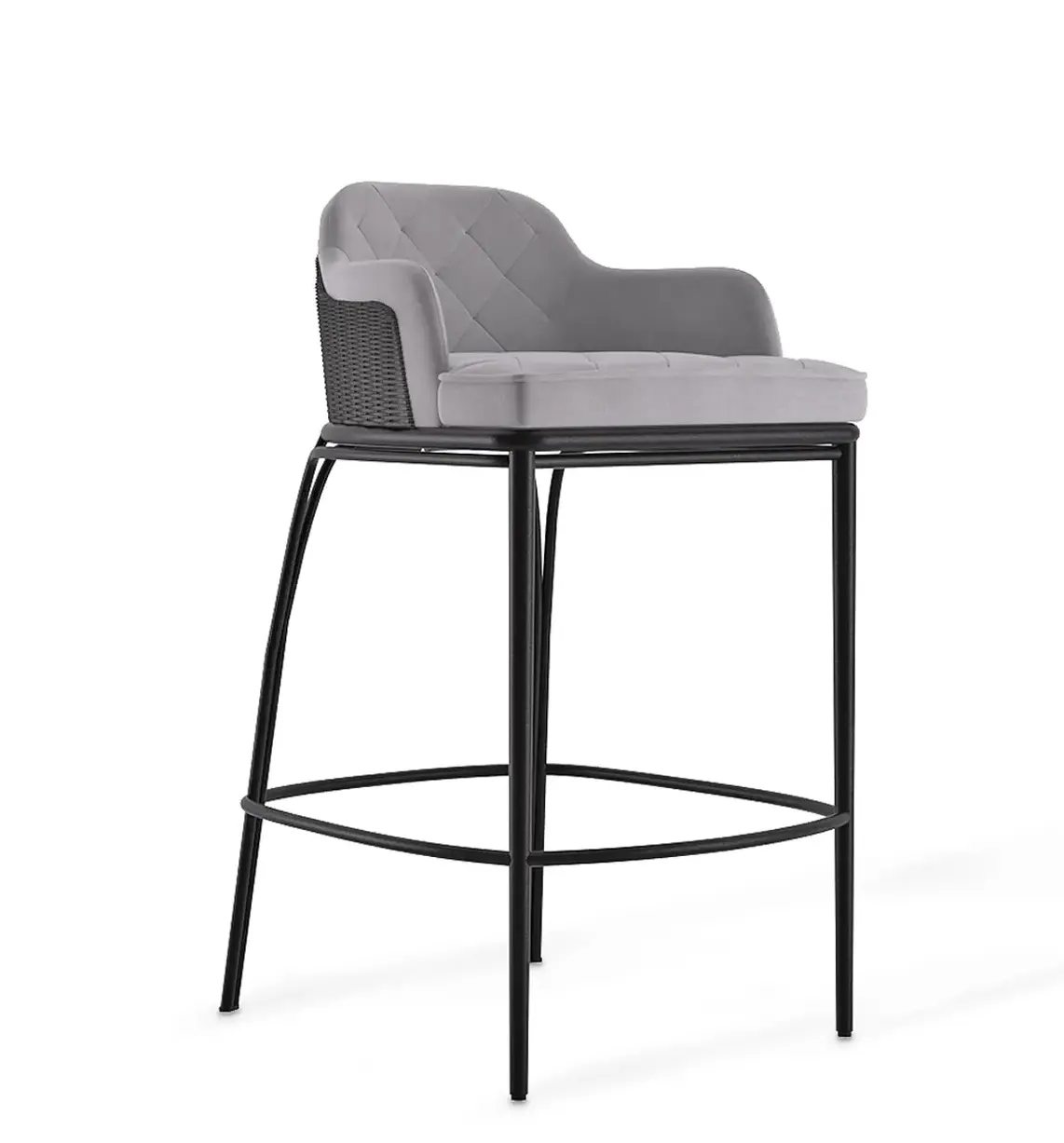 Royal Grey Bar Chair
