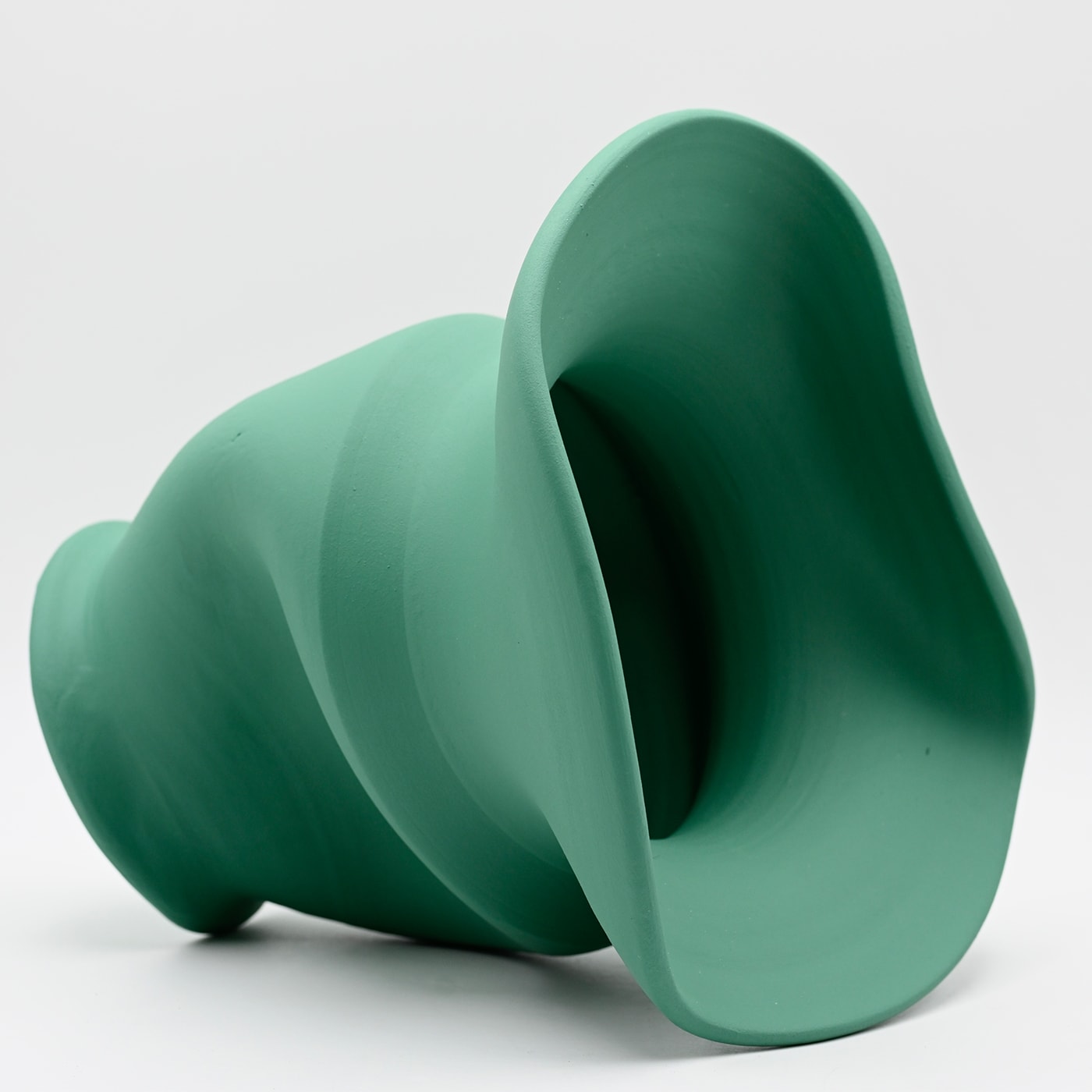 Green Elegant Handmade Italian Vase
