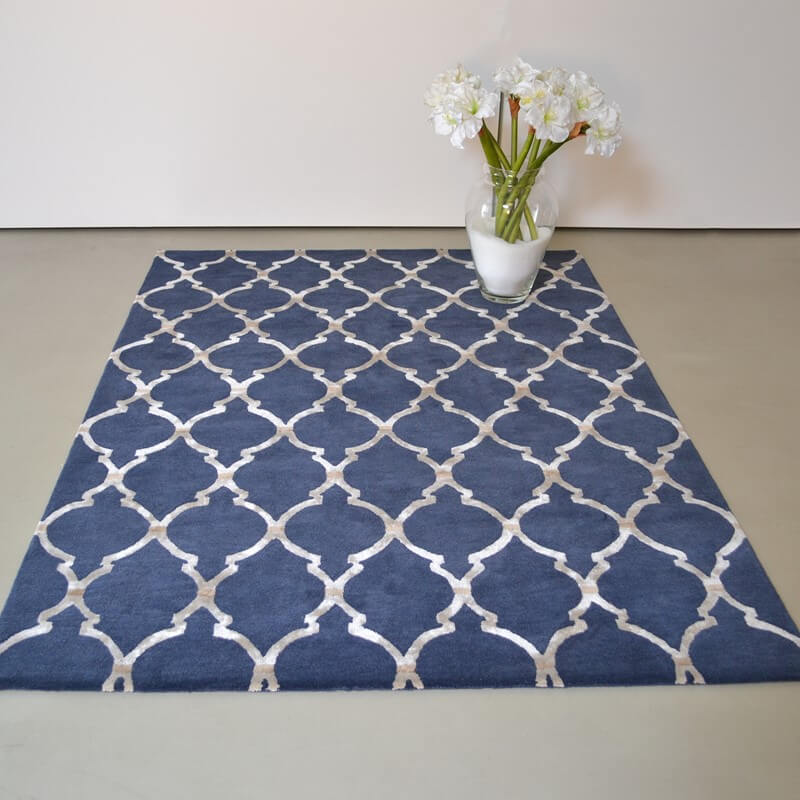 Empire Trellis Indigo 45508 Premium Rug