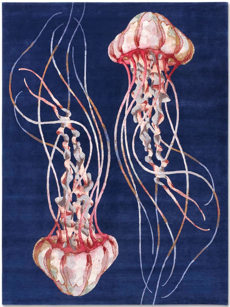 Jellyfish Handmade Luxury Rug