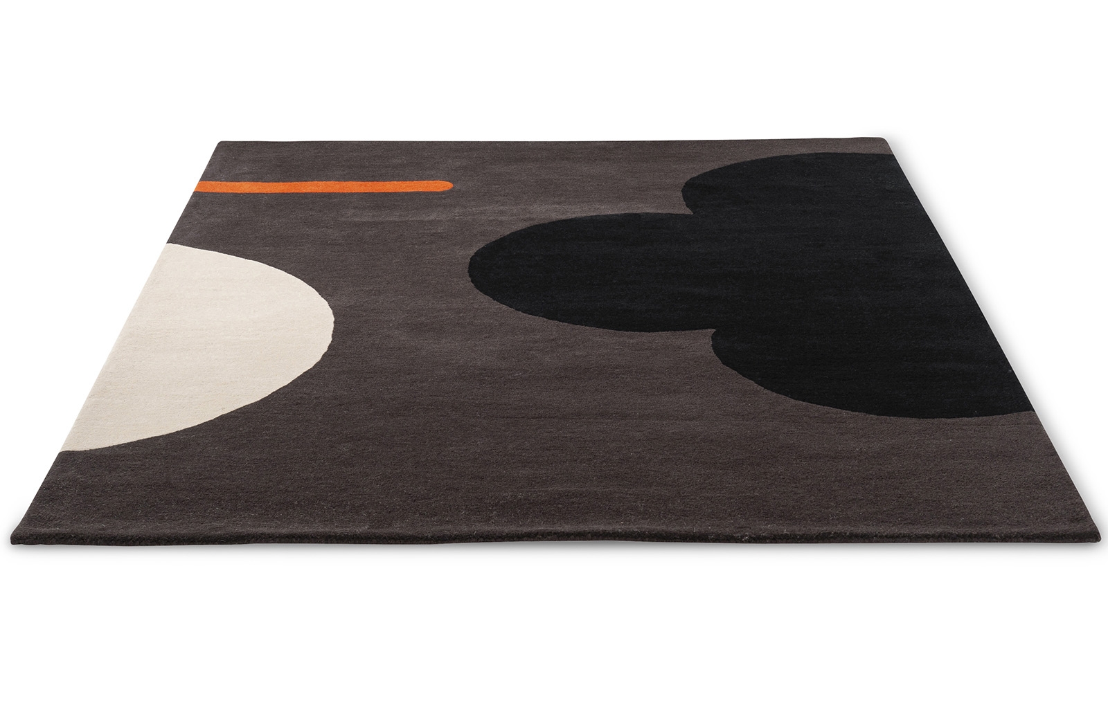 Flower Graphite Rug ☞ Size: 200 x 280 cm