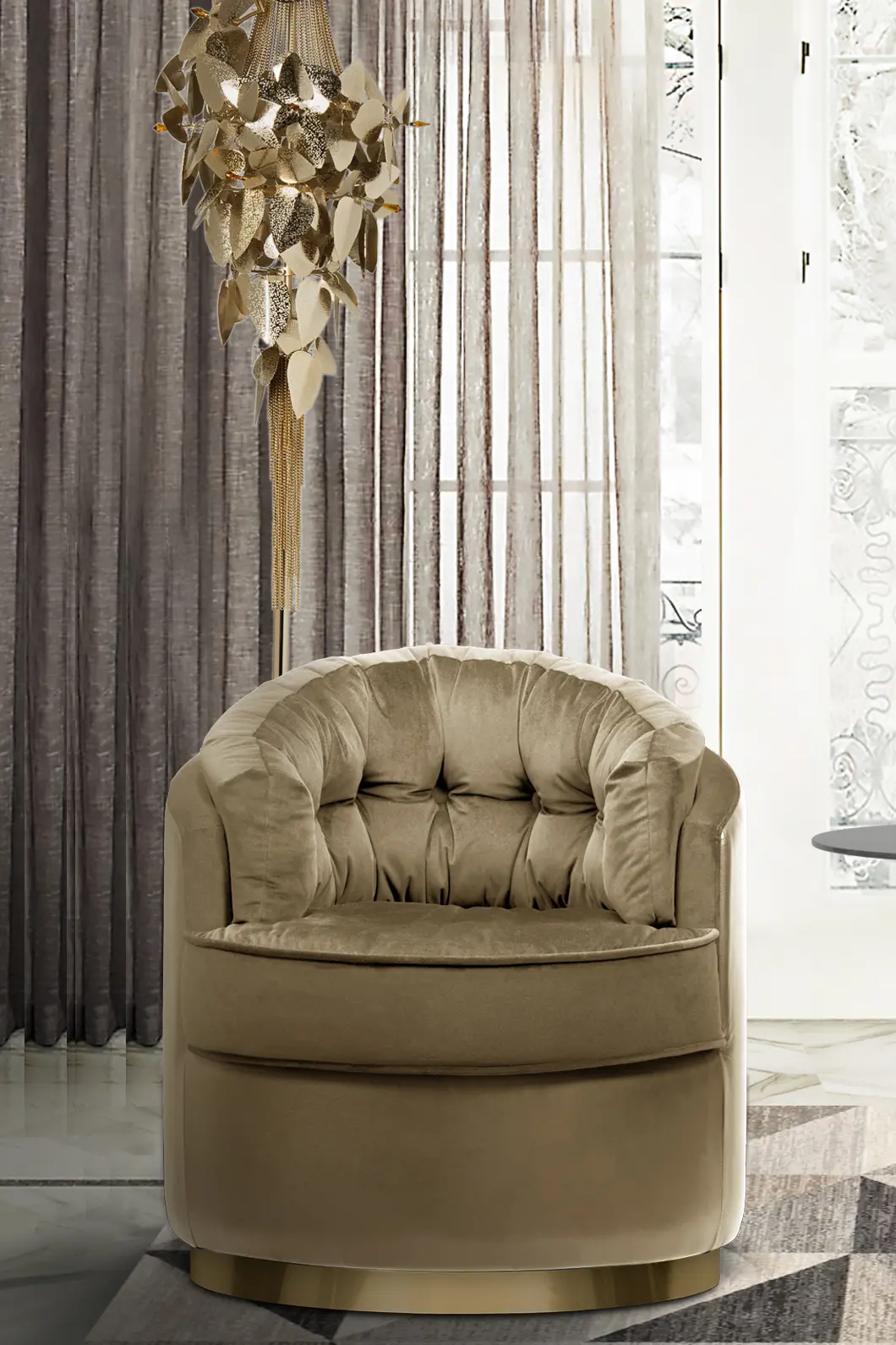 Opulence Swivel Armchair - 14