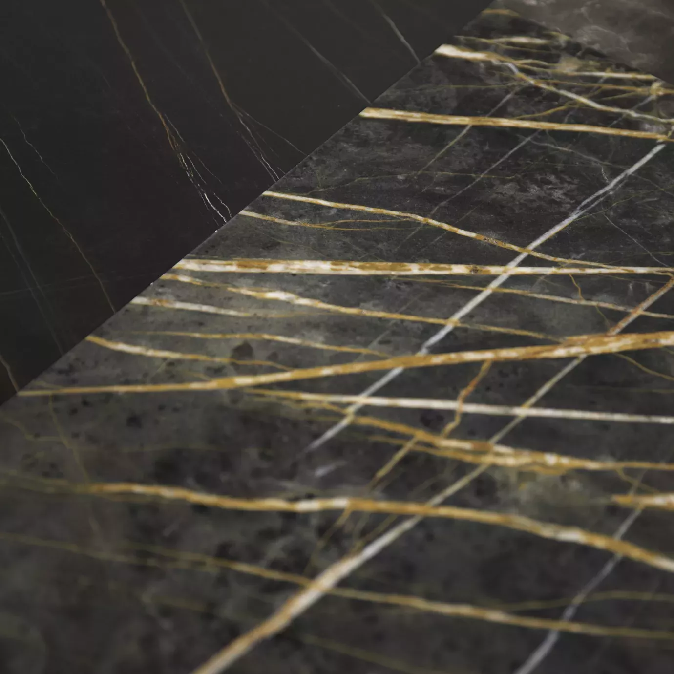Decovita Black & Gold Granite Table
