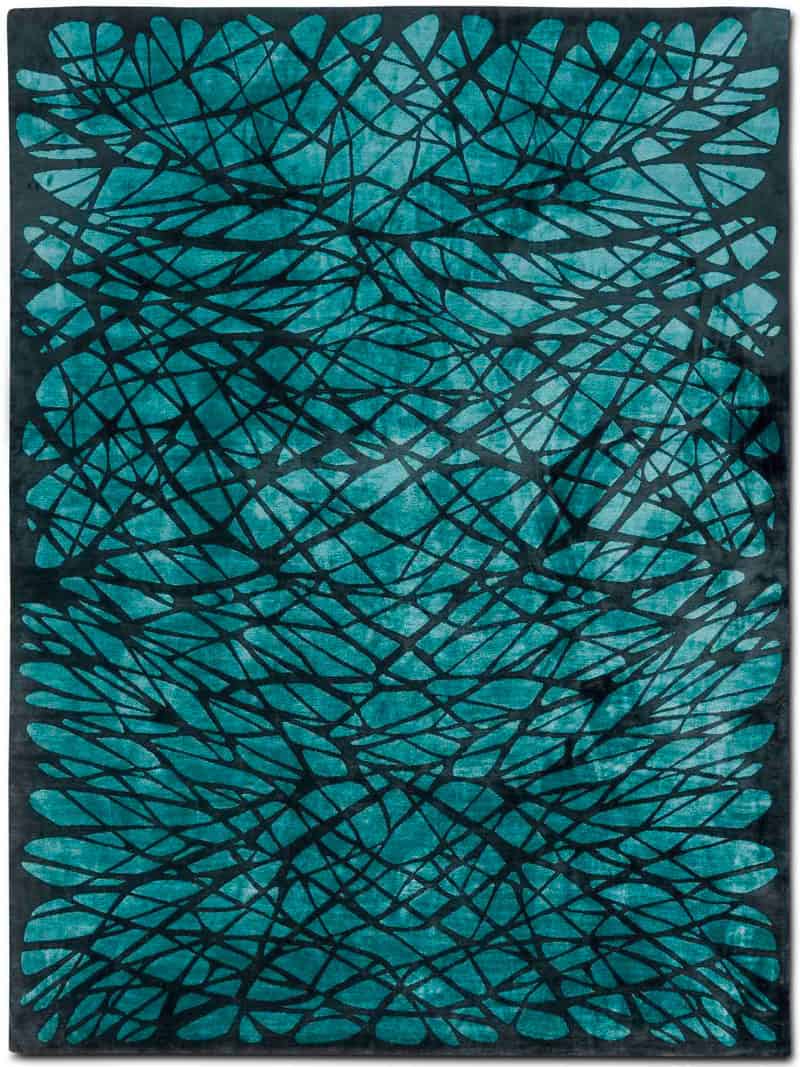 Dresden Turquoise Luxury Hand-Woven Rug