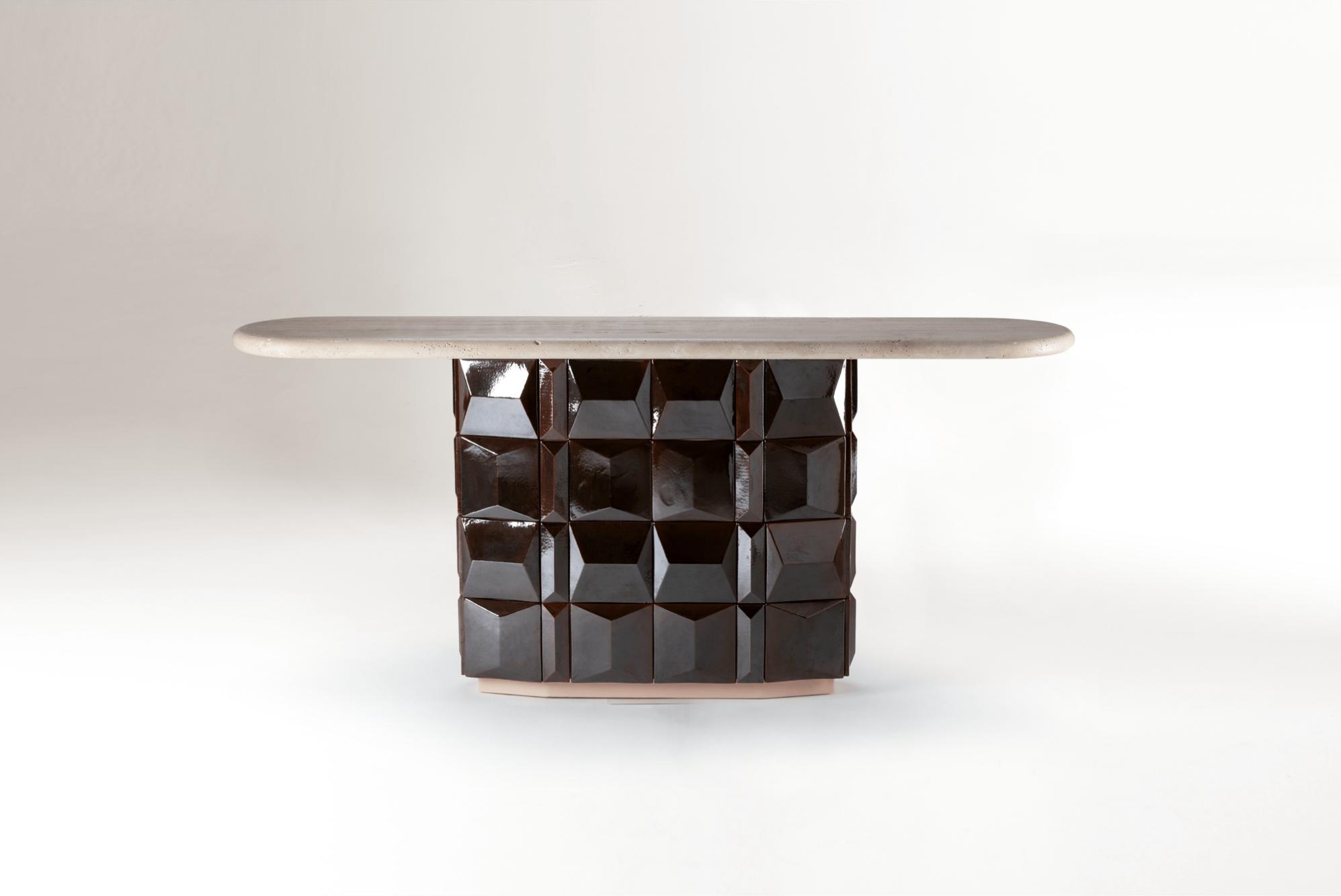 Milano Brown Artisanal Console