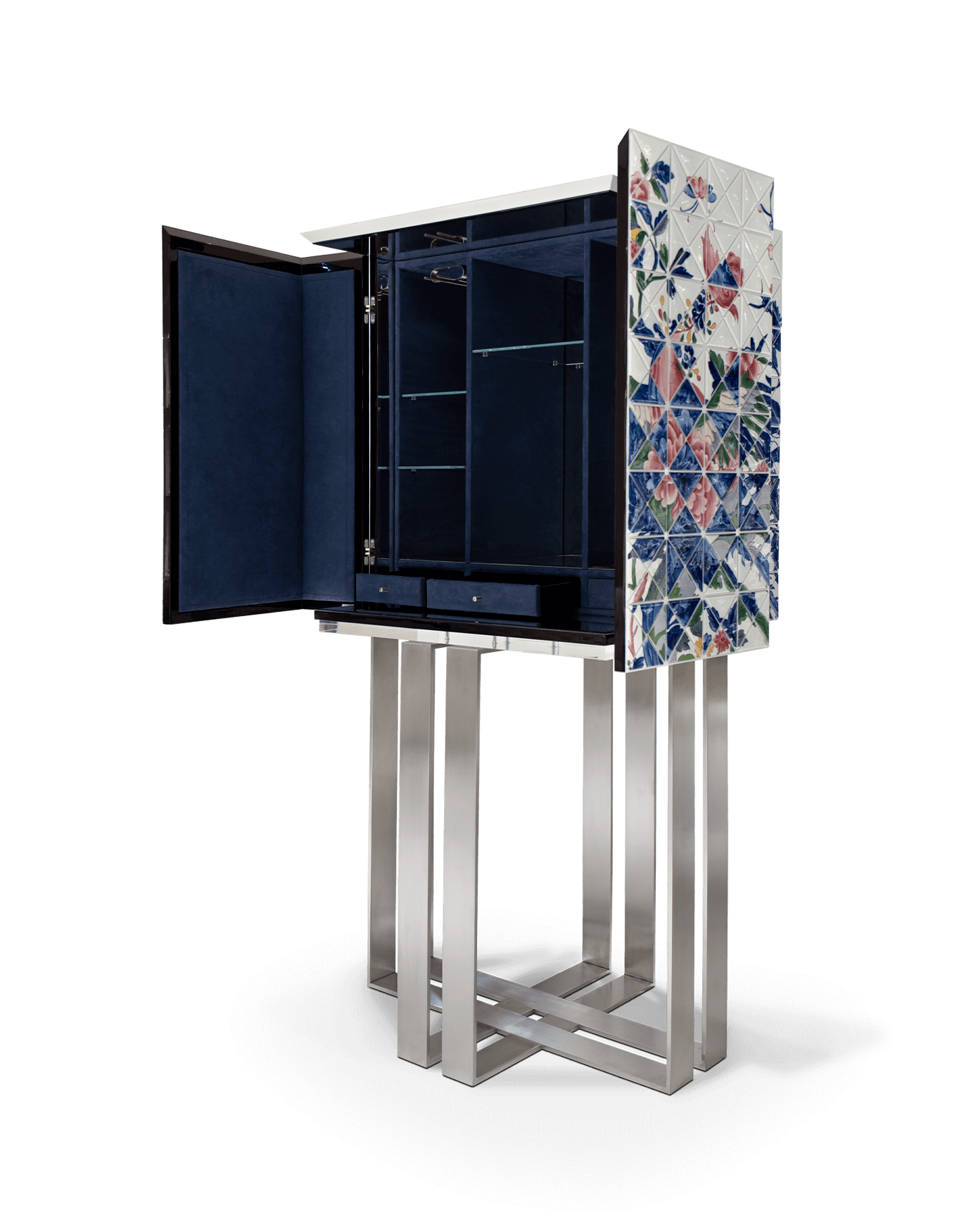 Mosaic Fairy Tale Artisanal Cabinet