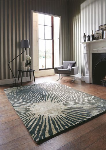 Coast Grey Wool Handwoven Rug | Size: 140 x 200 cm