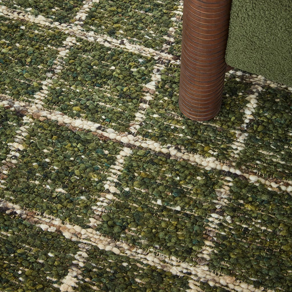 Craft Green Rug | Size: 160 × 230 cm