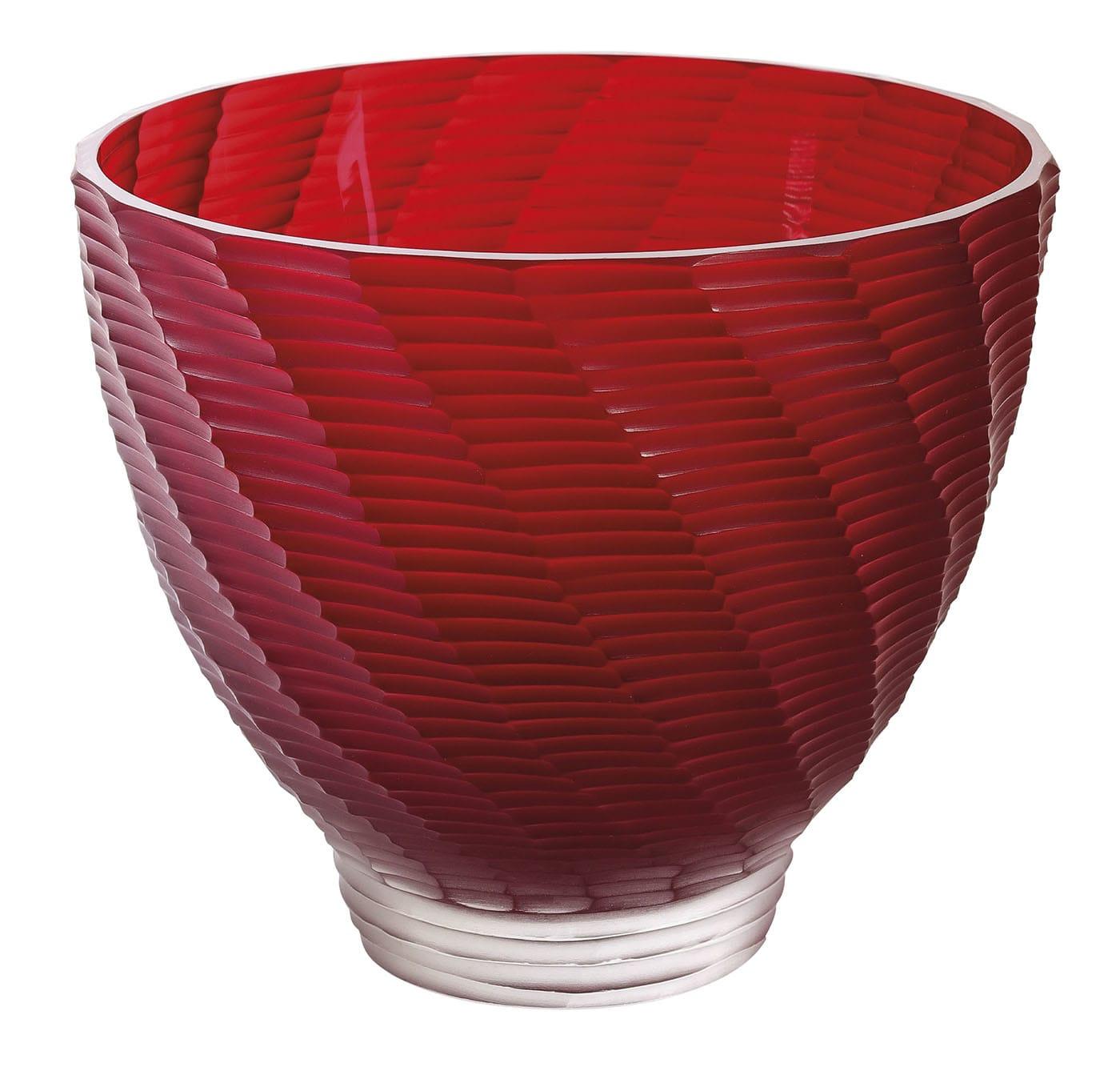 Mouth-Blown Venetian Decorative Vase