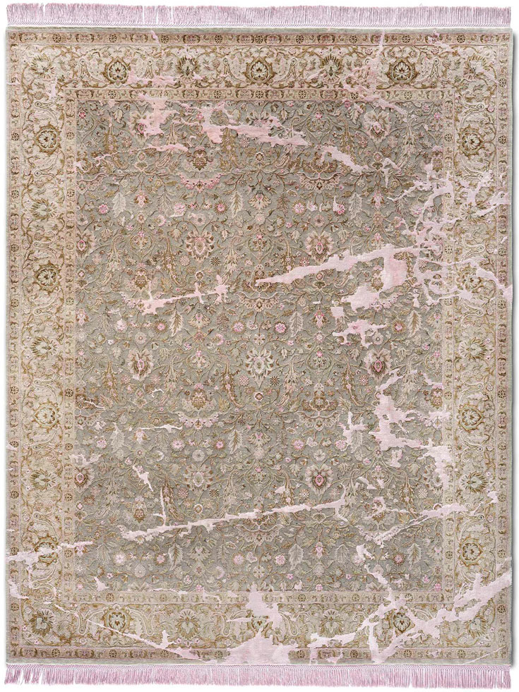 Cracks Luxury Handwoven Rug | Size: 274 x 365 cm