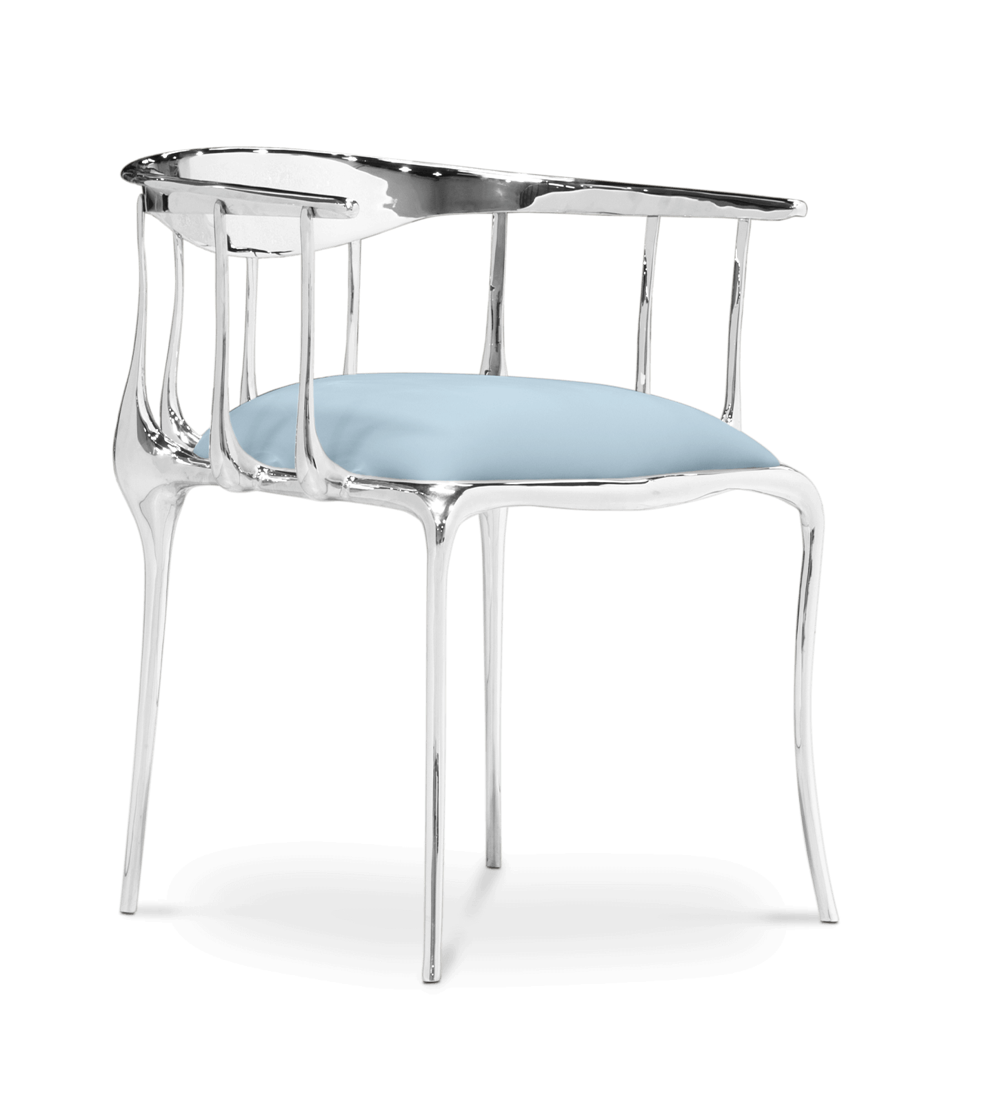 Silver Designer Luxe Chair