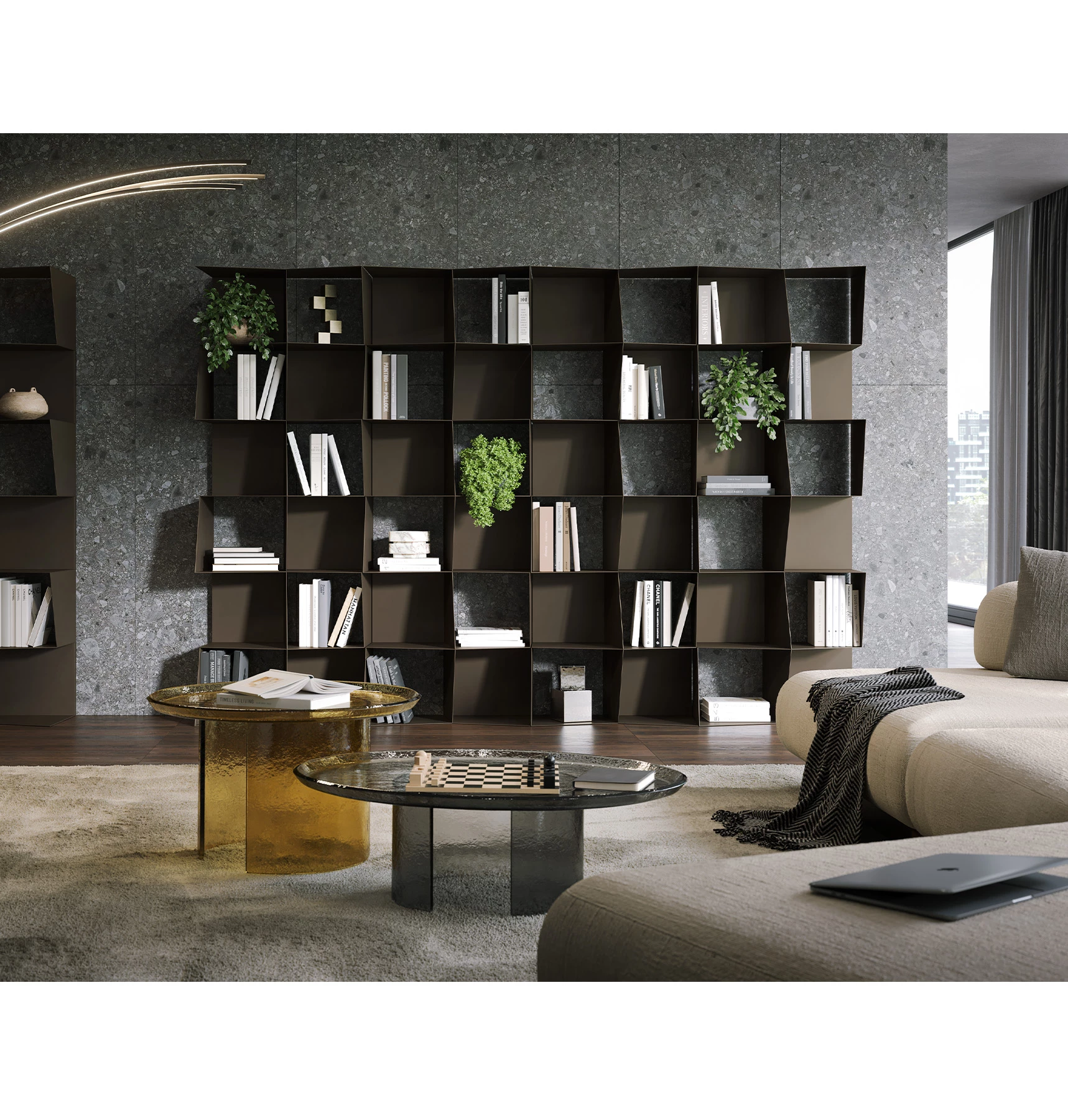 Checker Elegant Bookcase