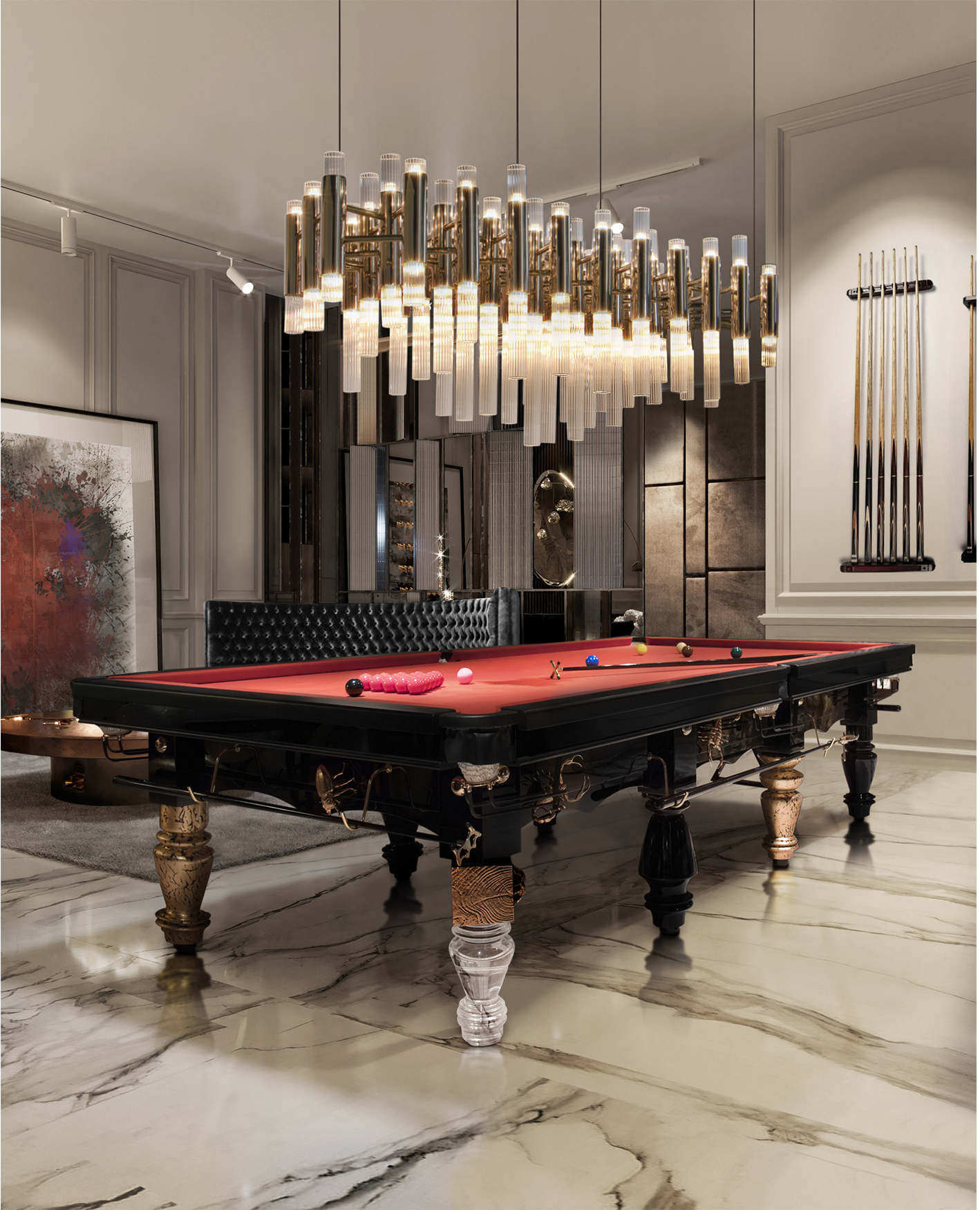 Solar Flare Snooker Table