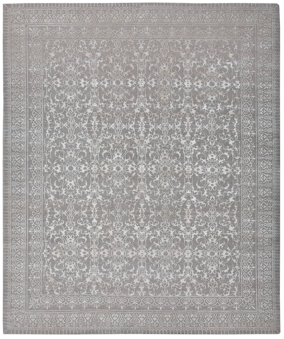 Ferrara Grey Luxury Hand-woven Rug | Size: 250 x 300 cm