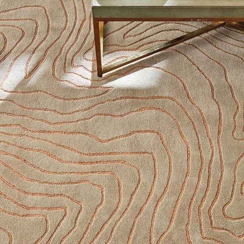 Formation Copper Rug | Size: 140 x 200 cm