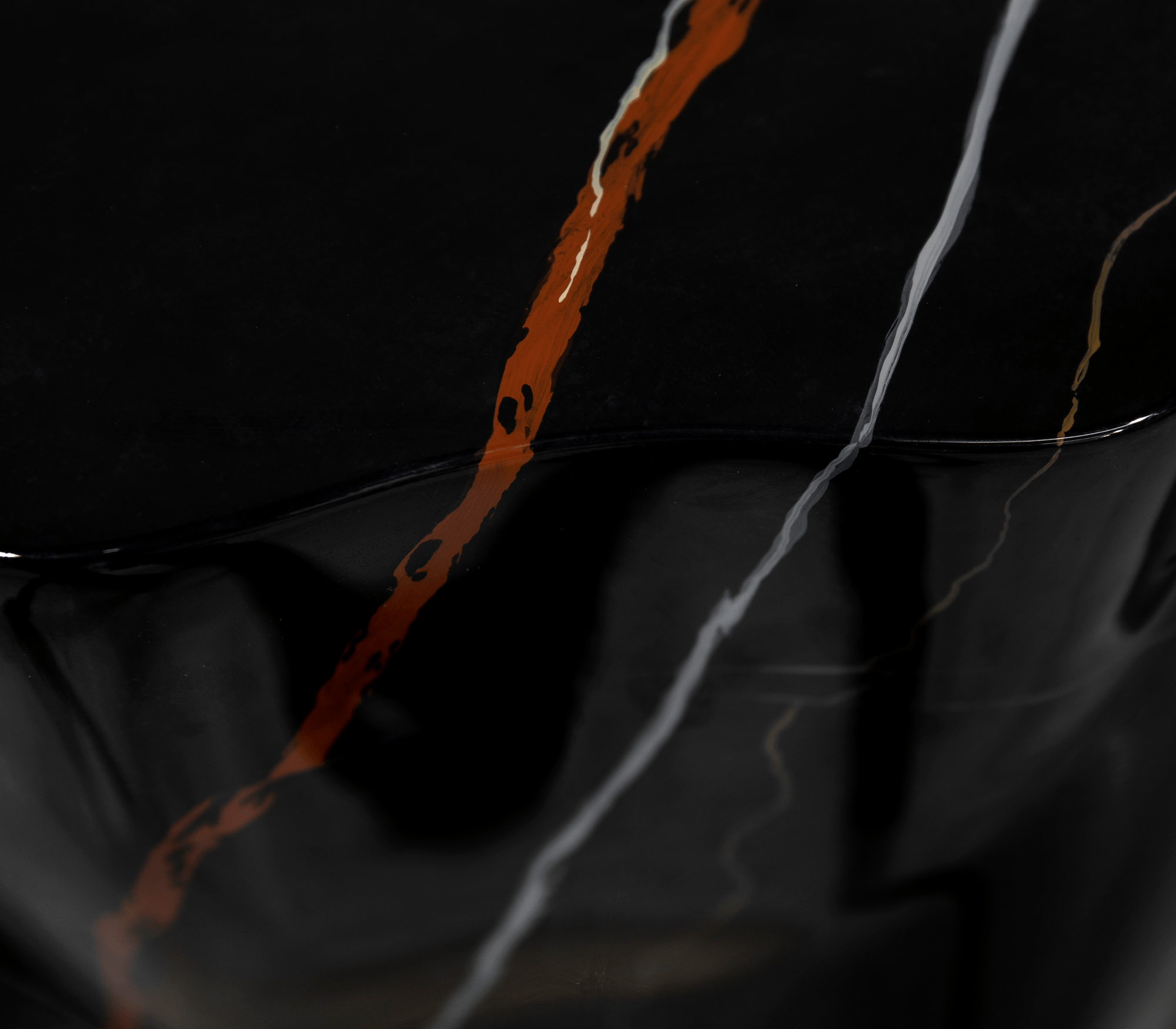 Spectrum Black Designer Side Table