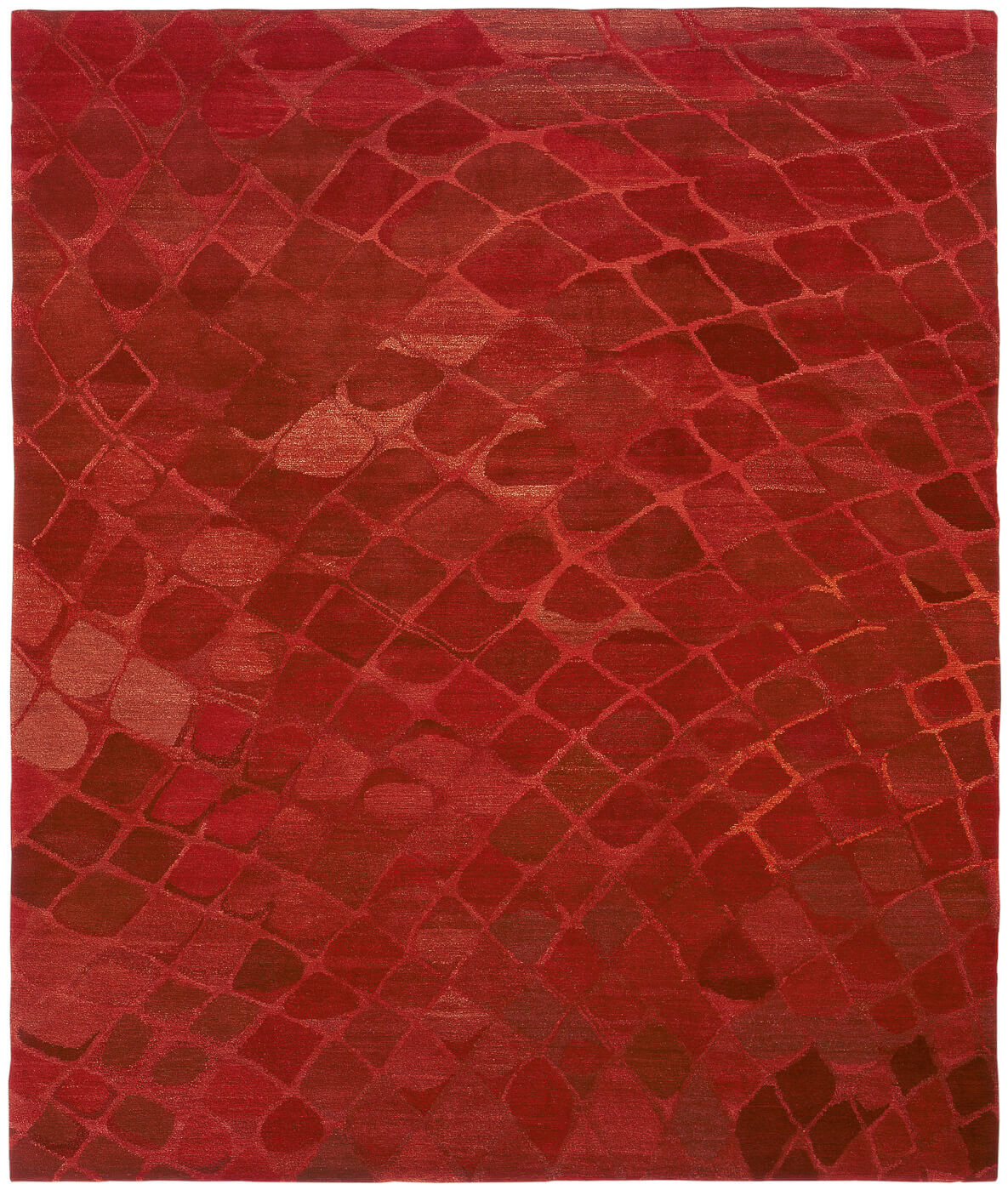 Snake RedHand-woven Luxury Rug ☞ Size: 300 x 400 cm